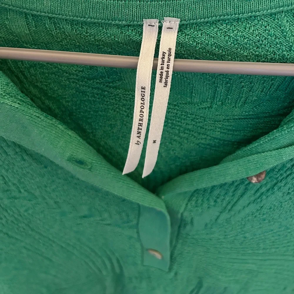 BY ANTHROPOLOGIE LONG-SLEEVE POLO SWEATER MINI DRESS - Picture 7 of 8